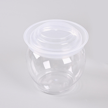 Prozirna PET plastična staklenka za kiseljenje povrća, čvrsta konstrukcija, promjer otvoru 85 mm, hermetički zatvarač