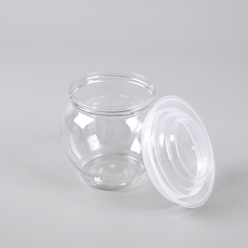 Prozirna PET plastična staklenka za kiseljenje povrća, čvrsta konstrukcija, promjer otvoru 85 mm, hermetički zatvarač