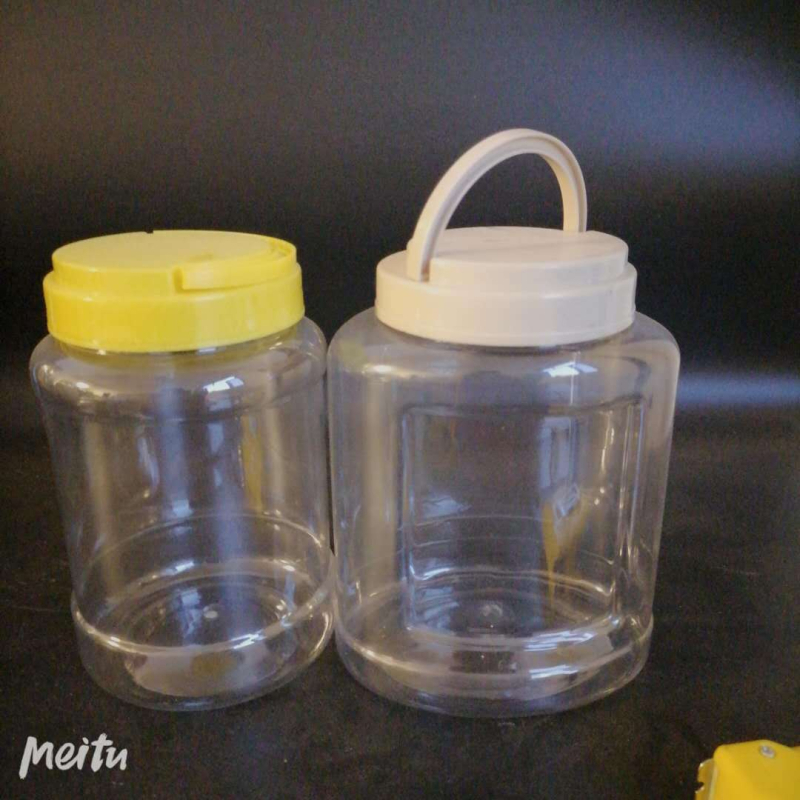 Prozirna plastična posuda za skladištenje, 1000 ml, za med, sušene jagode i kekse
