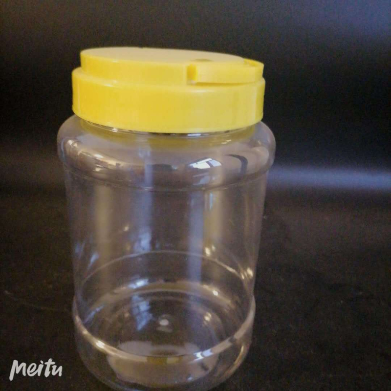 Prozirna plastična posuda za skladištenje, 1000 ml, za med, sušene jagode i kekse