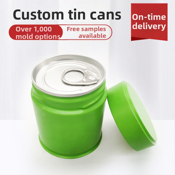 Ламаринова кутия за чай с метално уплътнение, консерви за храна, опаковка за чай