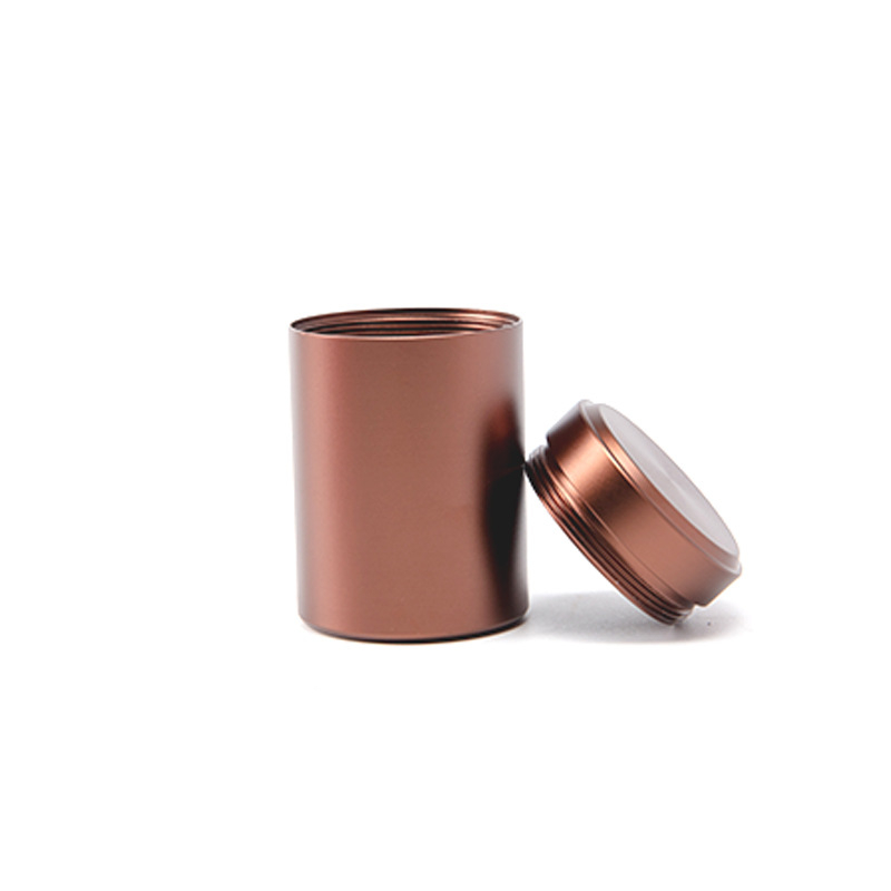 Čajna posuda od aluminijske legure, prijenosna mini metalna posuda za listove čaja, prazna kutija za poklon