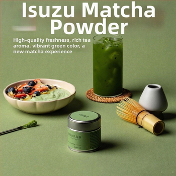 Okrúhla plechovka na prášok matcha, kovová, tesniaca, potravinárska kvalita, uzavretá
