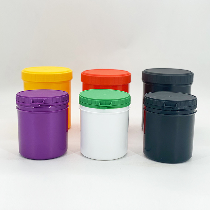 Zatvorene plastične posude s širokim otvorom 350ml/500ml/1L, debelo tijelo PP spremnika s vijčanim poklopcem, prehrambena kvaliteta