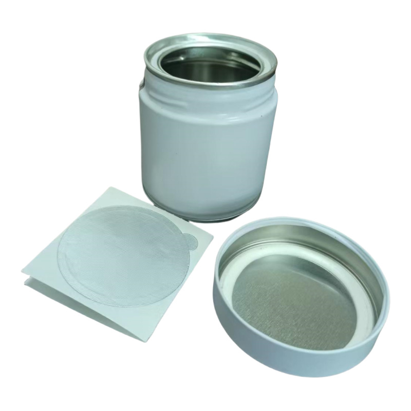30 g matcha zatvorena okrugla metalna posuda za čaj sa vijčanim poklopcem, zavarena od limenke