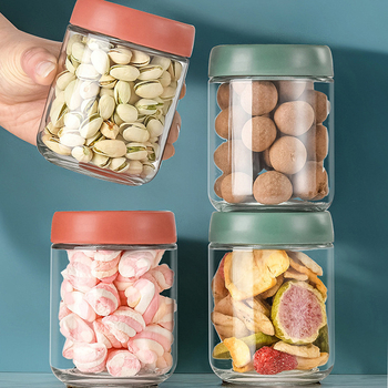 Stakleni spremnici za hranu: posude za čaj, užinu i orašaste plodove, kuhinjski set za pohranu i čaša za overnight oats