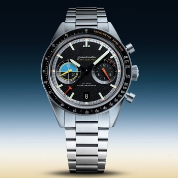 Muški višefunkcijski kvarcni sat s chronografom i kalendarom, analogni prikaz s brojkama, sportski stil, promjer brojčanika 40,5 mm, kućište od legure, remen od nehrđajućeg čelika