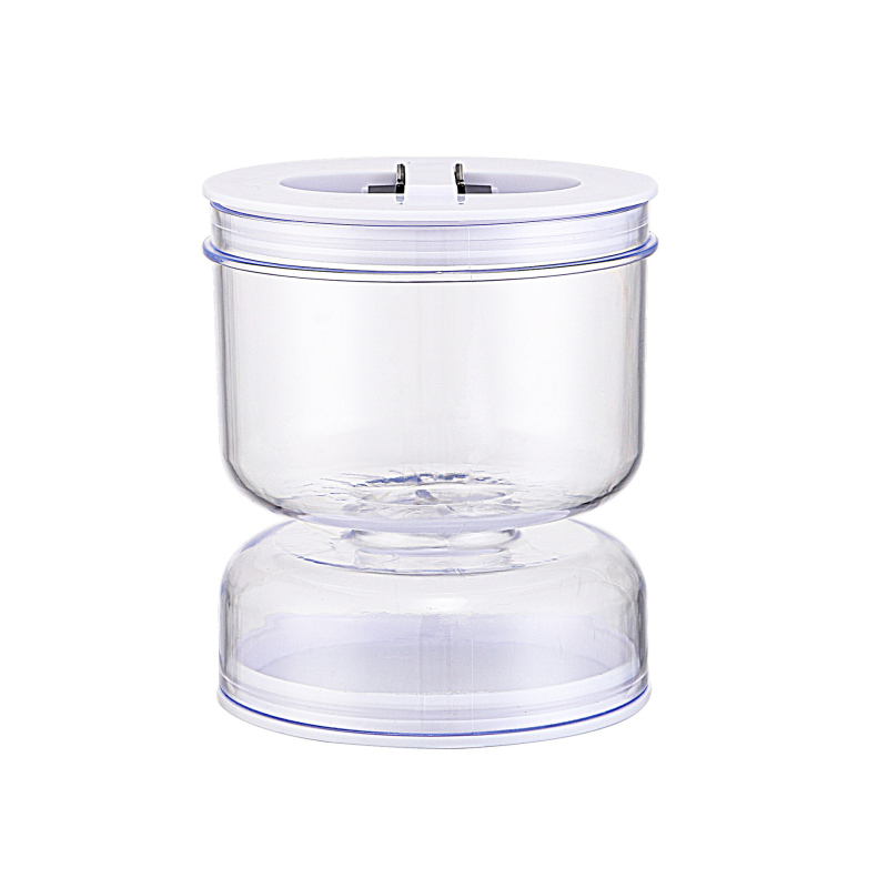 Posuda za kiseli krastavac sa suhim i mokrim odjeljivanjem i dizajnom nalik pijeskovom satu, odvajanje soka i hrane, vodeni filtrator, 300–500 ml