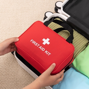 Kit de prim ajutor cu geantă portabilă pentru medicamente, trusă de urgență pentru mașină și activități în aer liber, trusă de supraviețuire la cutremur, cutie medicală de depozitare pentru acasă