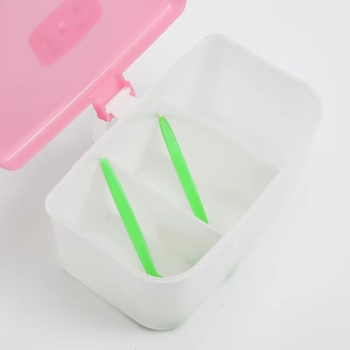 Plastična kutija za začine s poklopcem, u tri boje, model 01090, za kuhinju, restoran i hotel