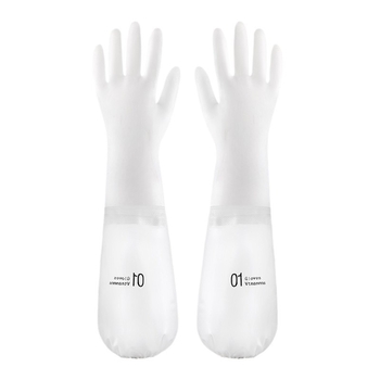 Vodootporne rukavice za pranje suđa, produžene latex rukavice dužine 50 cm za kućno čišćenje