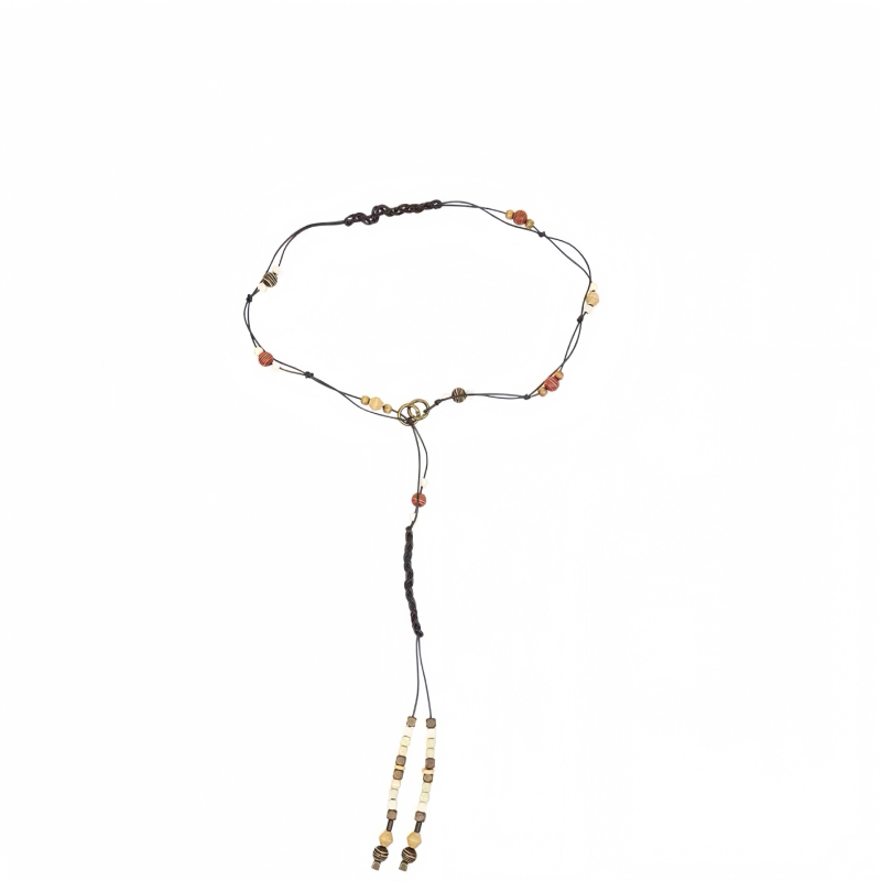 Etničkog stila dugi pojas-lanac, pleteni dodatak za haljine i traperice