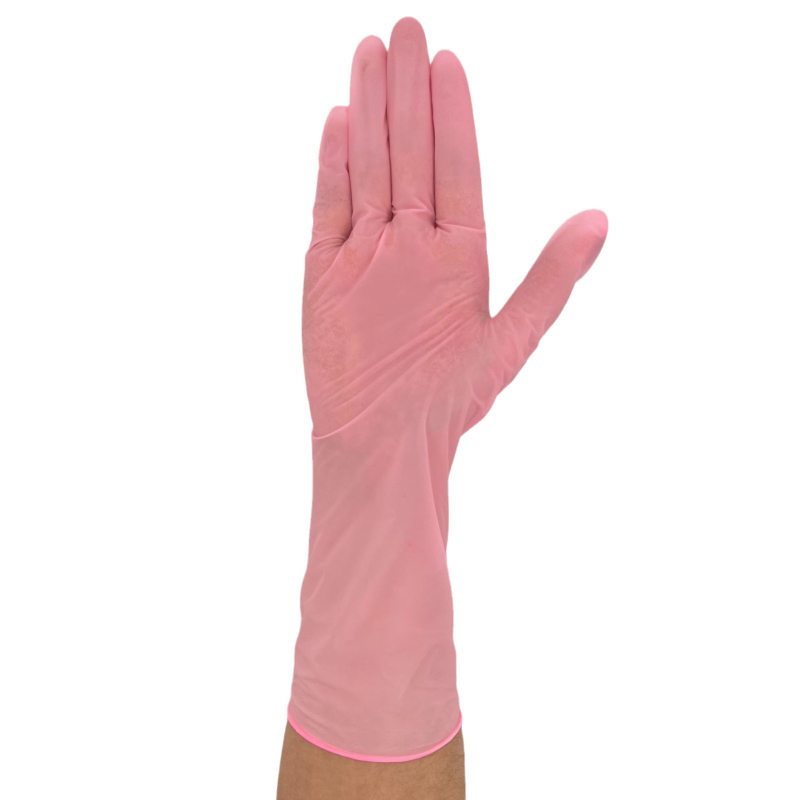 Nitrilne rukavice za kućnu upotrebu, vodootporne, otporne na ulja, protuklizne, kvalitete hrane, antibakterijske, duljine oko 29 cm, bez manšete, za kućnu upotrebu
