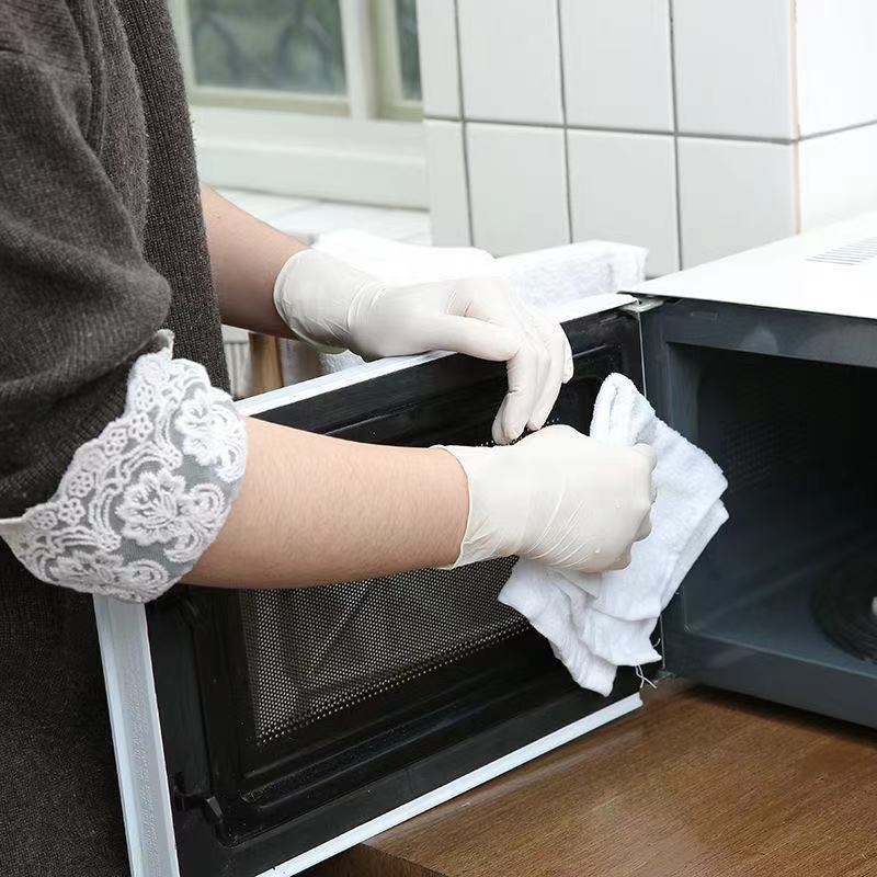 Jednokratne rukavice od lateksa i PVC-a, izdržljive i debele, s kvalitetom hrane, za kuhinju i kućanstvo, vodootporne i otporne na ulje.
