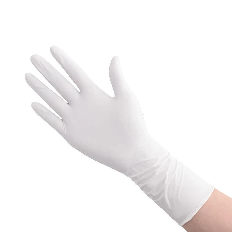 Jednokratne nitril rukavice produžene duljine, otporne na ulje, prozirne, debljine 0,1–0,2 mm, 12 inča, za pranje rublja i suđa