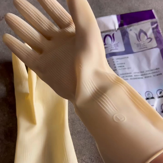 Debele latex rukavice za kućnu upotrebu za pranje suđa i kuhinjsko čišćenje