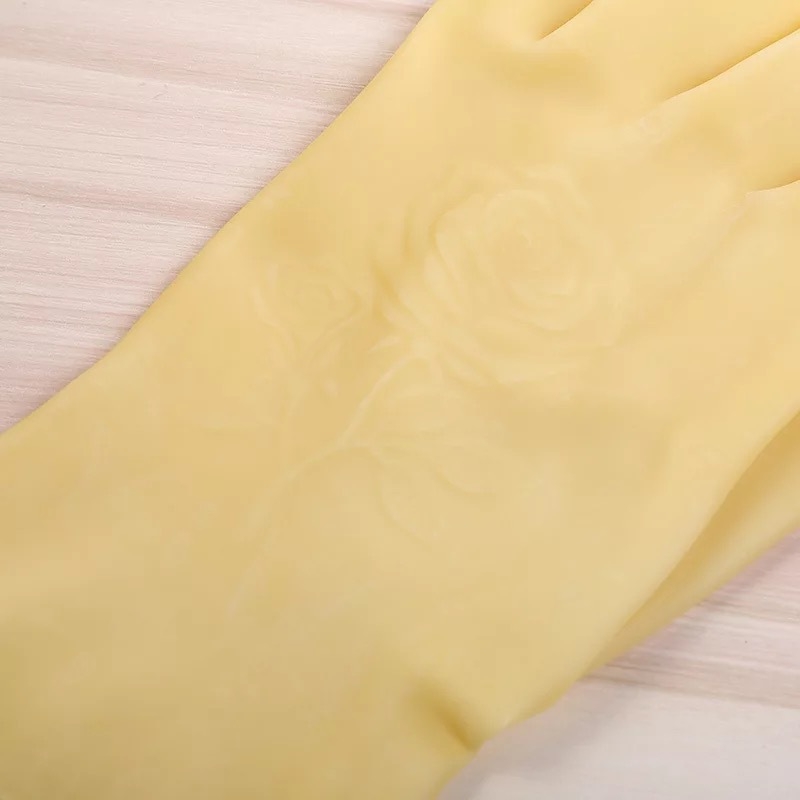 Lateks rukavice duljine 38 cm, debeli, otporne na kiseline i lužine, za čišćenje, pranje suđa i rublja, kućna uporaba