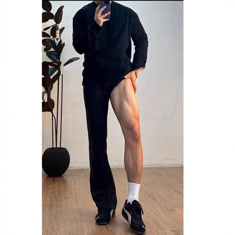 Muške casual hlače za jesen, svestrane poslovne hlače, ravni kroj, elegantan izgled
