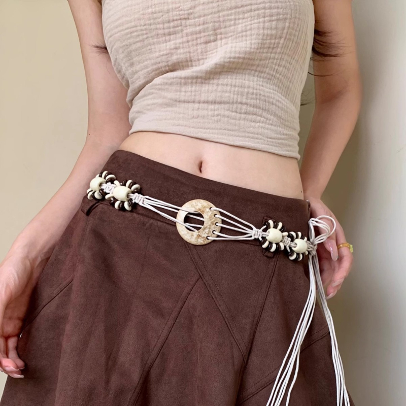Boemski retro lanac za struk s suknjom, etnički stil, premium, svestran