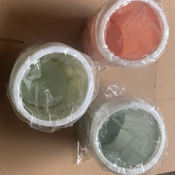 Mini stolna kanta za smeće s poklopcem, plastična bačvastog oblika za kućnu upotrebu
