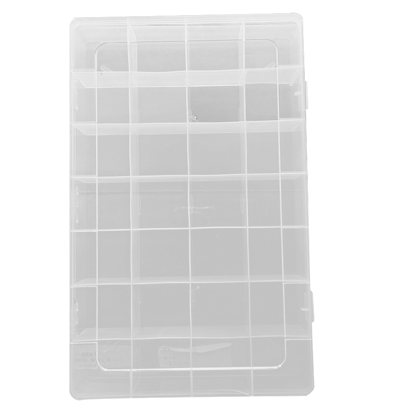 Veliki prozirni organizator za pohranu s 28 pretinaca, za manikuru, nakit i DIY dodatke