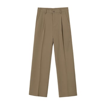 MYQ Casual muške hlače, korejski stil, jesen-zima, ravni kroj, široke hlače