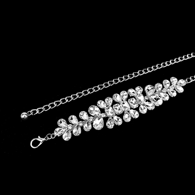 Ženski metalni kaiš s rhinestones – elegantan dodatak za haljine i večernje kombinacije