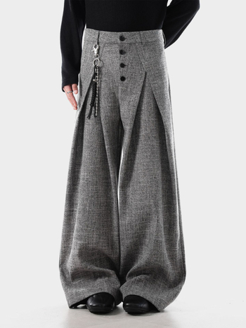 Američke retro hlače s prugama, širokog kroja, unisex