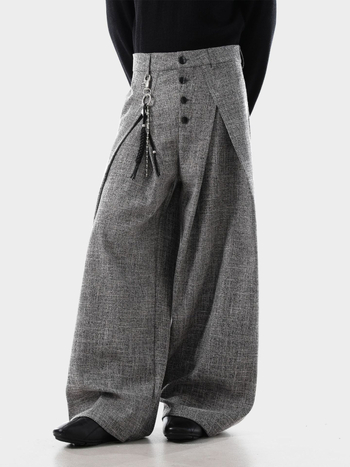 Američke retro hlače s prugama, širokog kroja, unisex