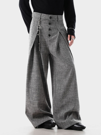 Američke retro hlače s prugama, širokog kroja, unisex