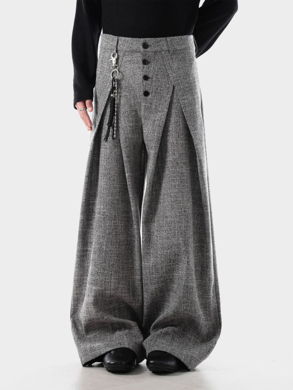 Američke retro hlače s prugama, širokog kroja, unisex