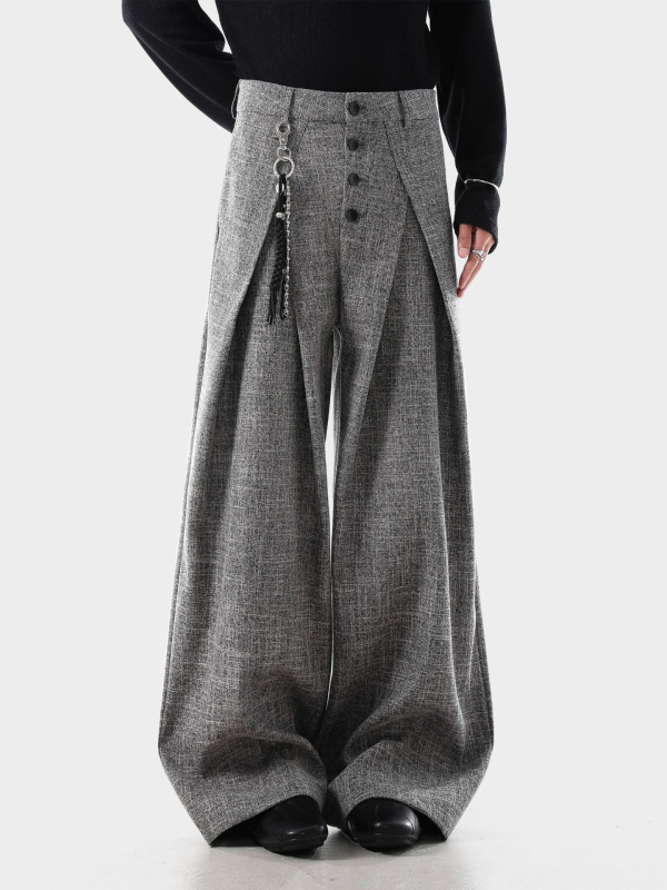 Američke retro hlače s prugama, širokog kroja, unisex