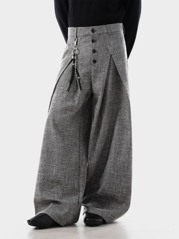 Američke retro hlače s prugama, širokog kroja, unisex