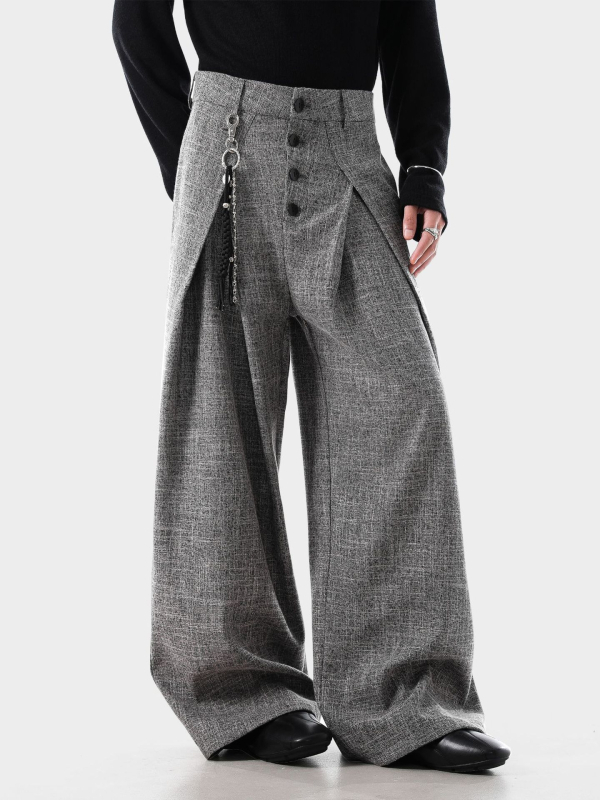 Američke retro hlače s prugama, širokog kroja, unisex
