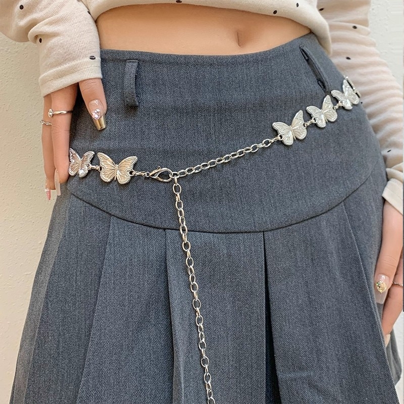 Boemski stil metalni lanac za struk za žene, vintage luksuzni dodatak za pojas