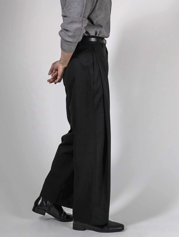Muške hlače za posao, ravnog kroja, bez potrebe za peglanjem, od smjese poliestera, svestrane i elegantne