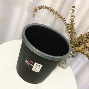 Plastična kanta za otpad, 10 L, bez poklopca, otporna na požar, kvadratnog i kružnog oblika, za hotelske sobe