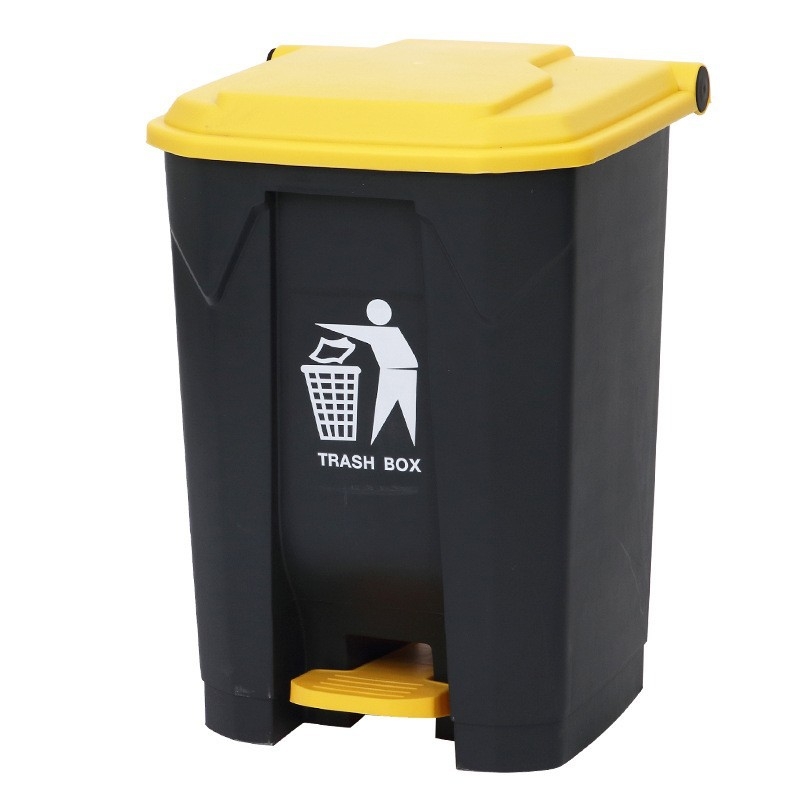 Veliki pedalni koš za smeće s poklopcem, plastičan, za kućnu upotrebu, kuhinju i catering
