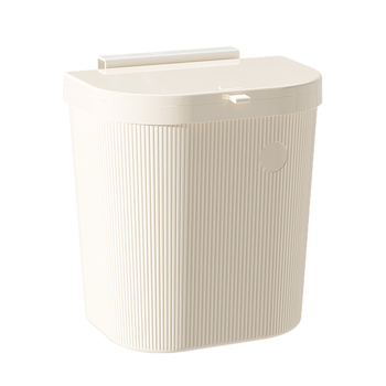 Kuhinjski zidni plastični koš za smeće s poklopcem, swing poklopac, 9 L