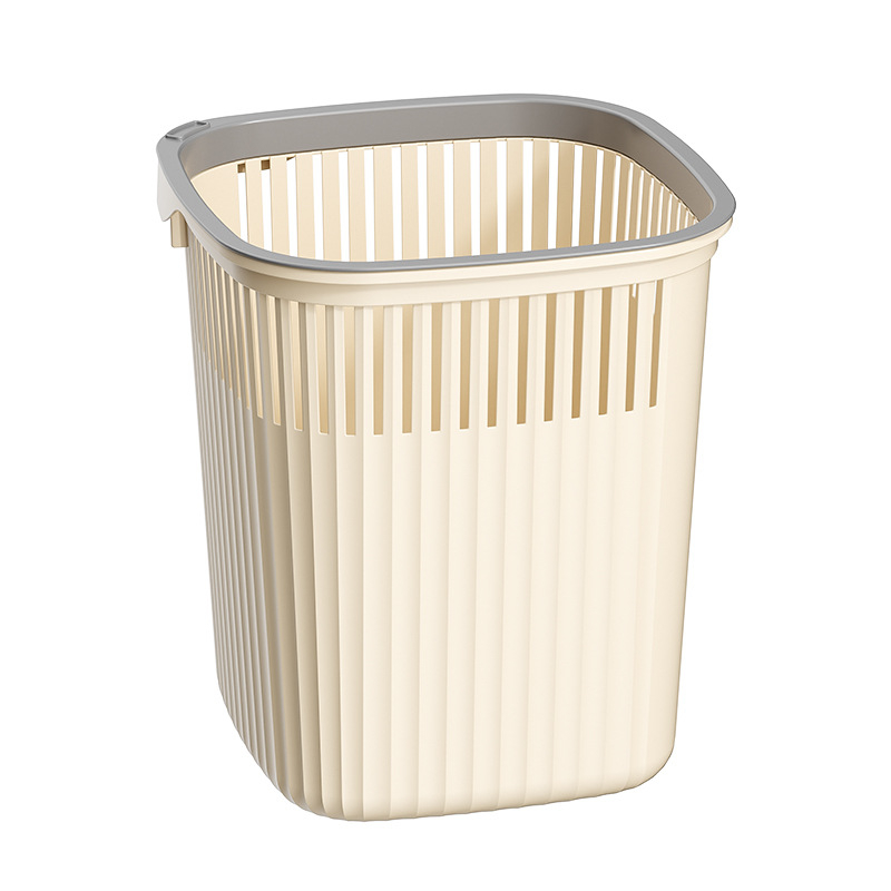 Plastični koš za papir, nordijskog stila, 6 L, kvadratni, kućna uporaba