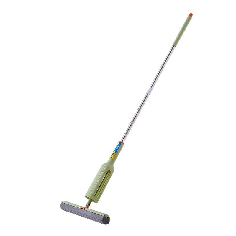 Kućni PVA mop, sklopni, bez dodirivanja rukom, glava od spužve, teleskopska drška 120-140 cm
