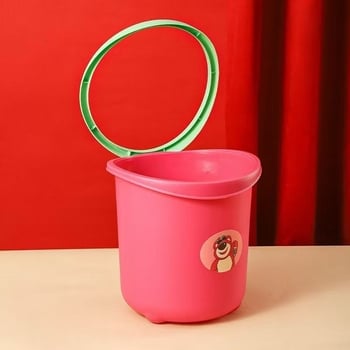 Kružni koš za otpad od PP-a s pritisknim poklopcem, 5 L, kućna upotreba