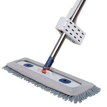 Kućni plosnati mop, 45 cm, Chenille, bez ručnog pranja, ne ostavlja vodene mrlje
