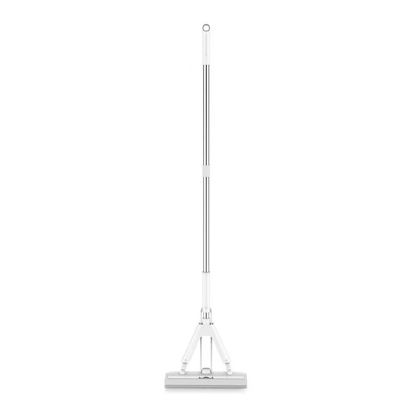 28 cm sklopni PVA mop za kućnu upotrebu, preklopna glava, bez ručnog ispiranja, teleskopska drška 100–120 cm, glava 28 cm, ultra-fina vlakna, nehrđajući čelik