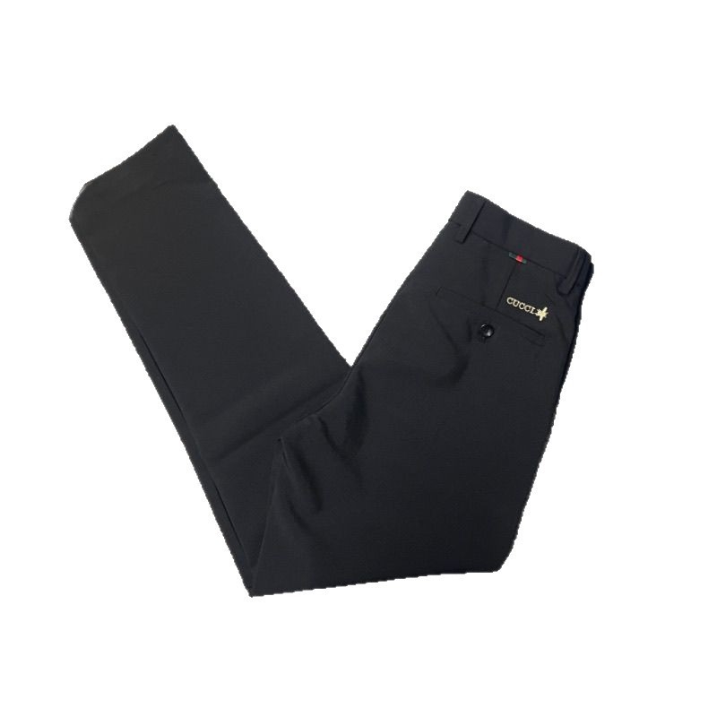Minimalistički stil, nove hlače s izšivanjem motiva pčele, ravni kroj, slim fit, svestrane, casual, skraćena duljina, trendi