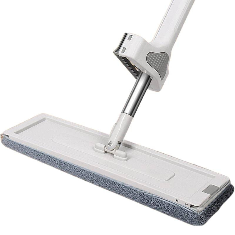 Mop plat fără atingere, cu găleată, pentru uz casnic