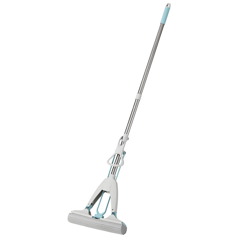 Meiya spužvasti mop za kućnu upotrebu, čišćenje jednim potezom, bez korištenja ruke, veliki sklopivi kupaonski mop