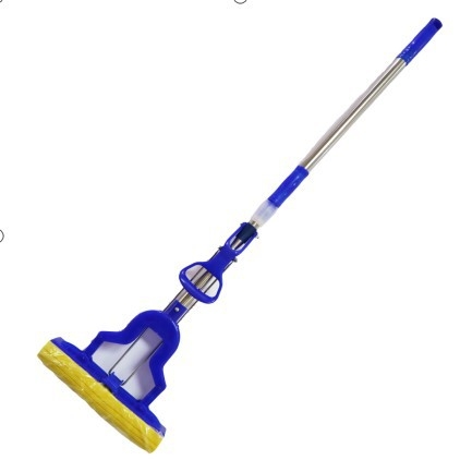 Gumeni pamučni mop sa spužvom, za pod, bez dodirivanja rukama, upijajući, sklopivi