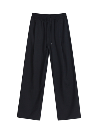 MYQ muške casual hlače s ravnim krojem i blagim padajućim dojmom, jesensko-zimski stil, korejski stil