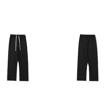 Muške hlače od Ice Silk materijala, lagane ljetne casual hlače, ravni kroj, široke nogavice